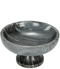 Creative Co Op Marble Footed Pedestal Bowl