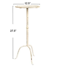 Creative Co Op Metal Martini Cocktail Accent Table