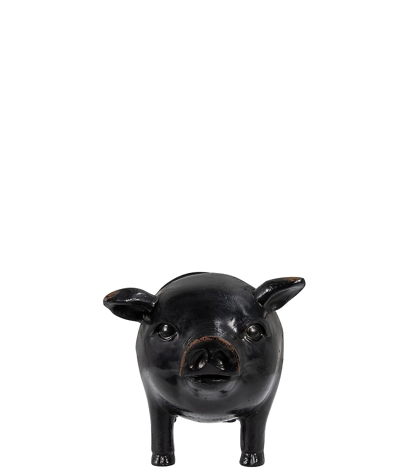 Creative Co Op Metal Pig Paper Towel Holder