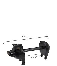 Creative Co Op Metal Pig Paper Towel Holder