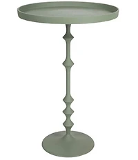 Creative Co Op Metal Round Accent Table with Sculptural Silhouette