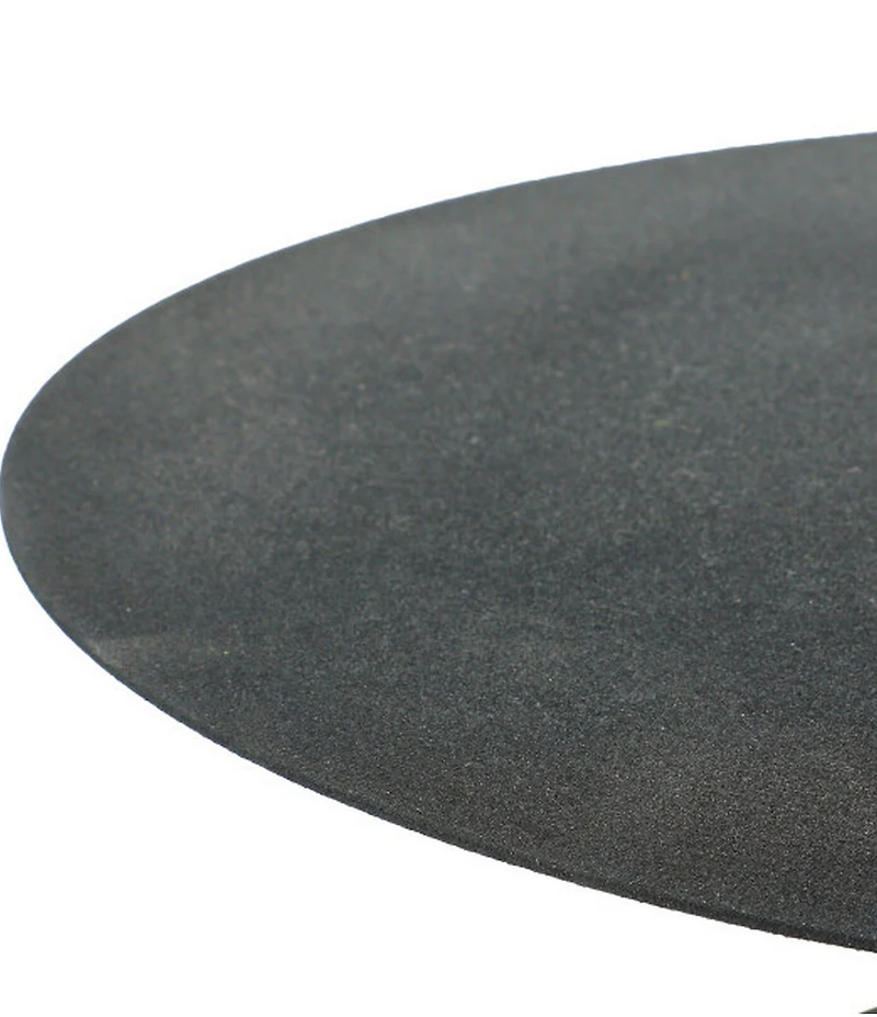 Creative Co Op Modern Textured Round Metal Side Accent Table