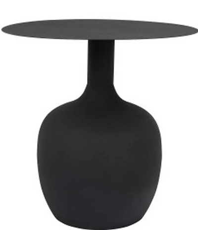 Creative Co Op Modern Textured Round Metal Side Accent Table