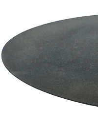 Creative Co Op Modern Textured Round Metal Side Accent Table