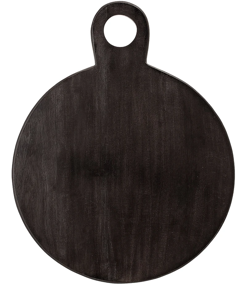 Creative Co Op Round Acacia Wood Cheese and Cutting Board