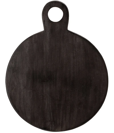 Creative Co Op Round Acacia Wood Cheese and Cutting Board