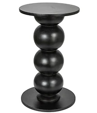 Creative Co Op Round Mango Wood Oversized Bubble Accent End Table