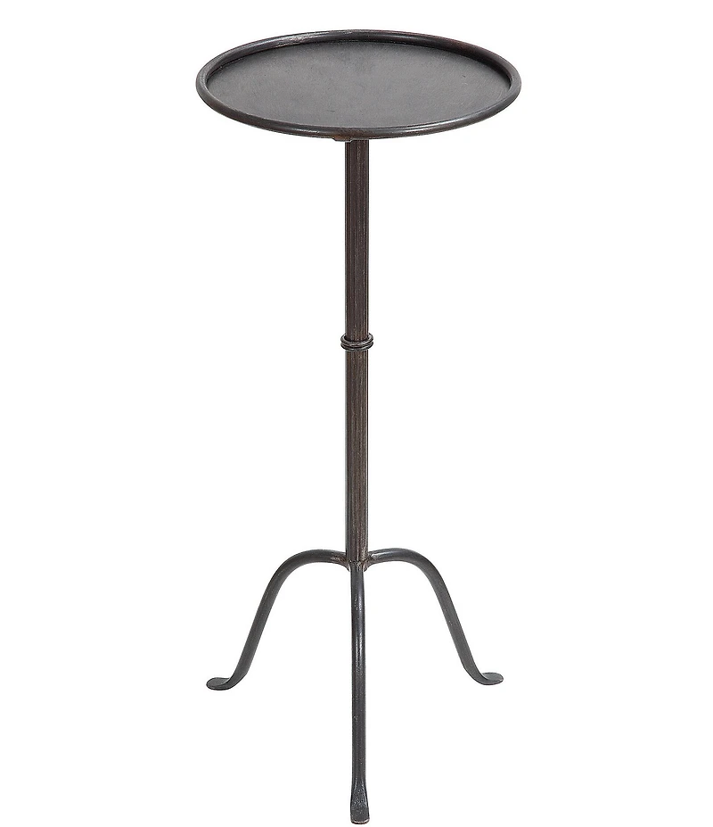 Creative Co Op Round Sleek Metal Martini Side Table