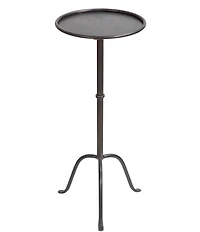 Creative Co Op Round Sleek Metal Martini Side Table