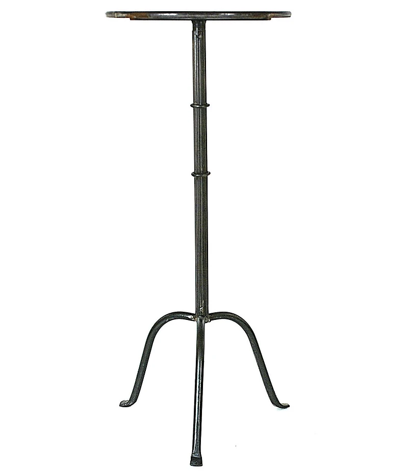 Creative Co Op Round Sleek Metal Martini Side Table