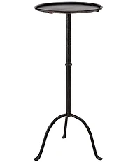 Creative Co Op Round Sleek Metal Martini Side Table