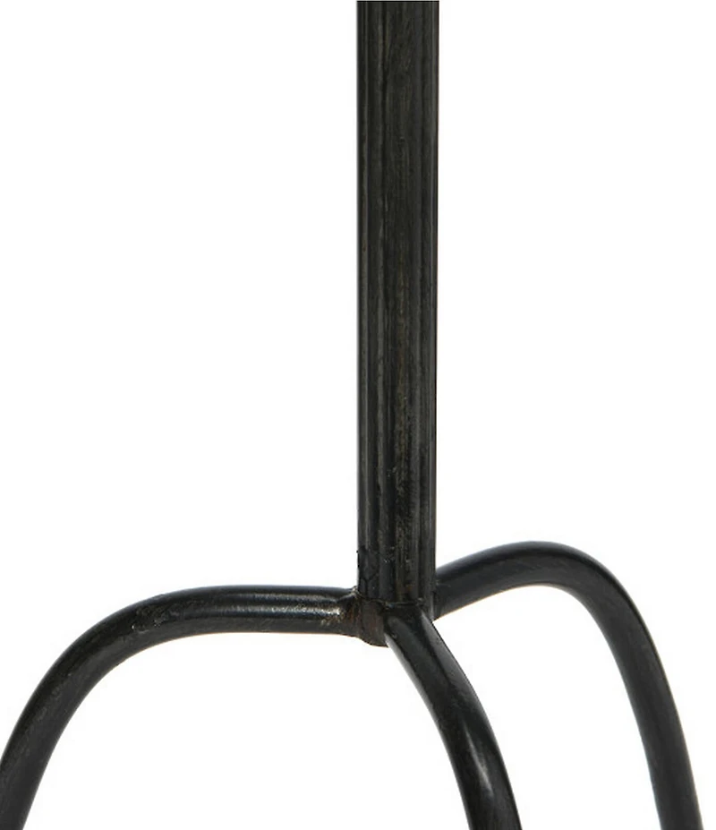 Creative Co Op Round Sleek Metal Martini Side Table