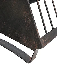 Creative Co Op Rustic Farmhouse Metal Dish Rack with 18 Slots