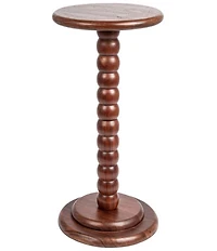 Creative Co Op Stacked Pedestal Cocktail Side Accent Table