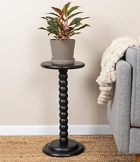 Creative Co Op Stacked Pedestal Cocktail Side Accent Table