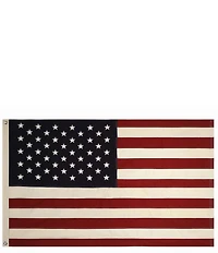 Creative Co Op USA Fabric Flag with Grommets