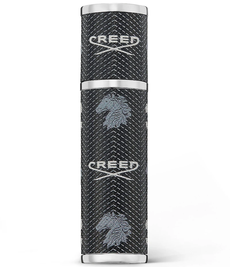 CREED Black Leather Refillable Travel Fragrance Atomizer