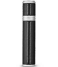 CREED Refillable Travel Perfume Atomizer in Silver with Black Leather, 0.33-oz.