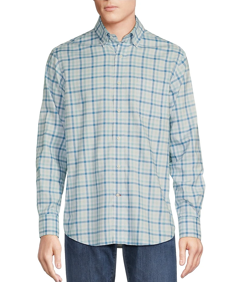 Cremieux Blue Label Long Sleeve Classic Gingham Oxford Woven Shirt