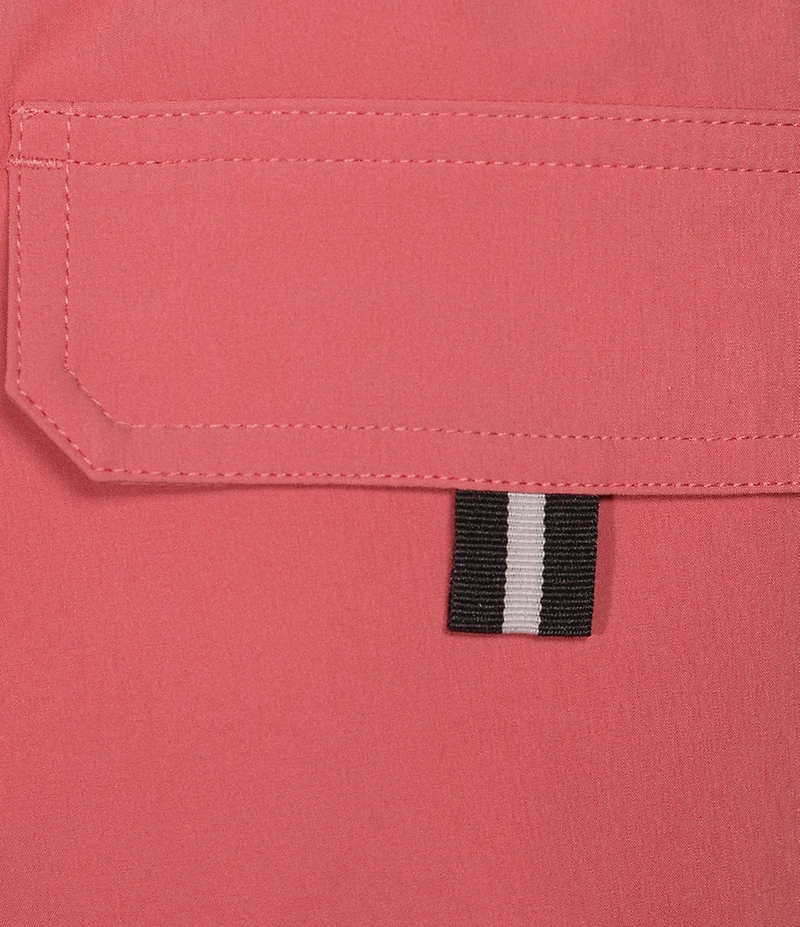 Cremieux 9#double; Classic Solid Swim Trunks