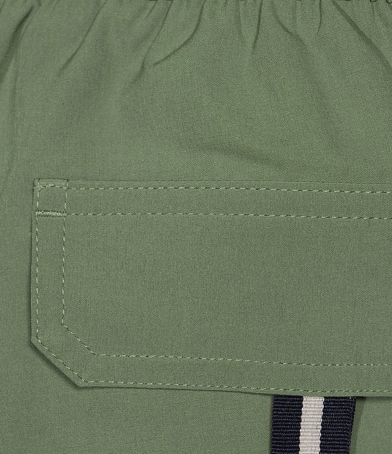 Cremieux 9#double; Classic Solid Swim Trunks