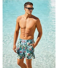 Cremieux All Over Tropical 6#double; Swim Trunks