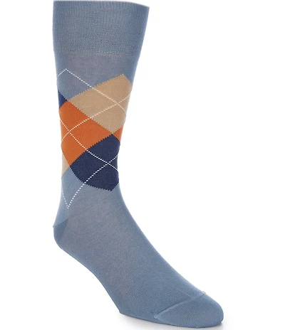 Cremieux Argyle Pattern Crew Dress Socks