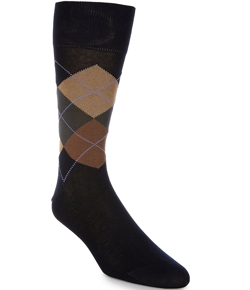 Cremieux Argyle Pattern Crew Dress Socks