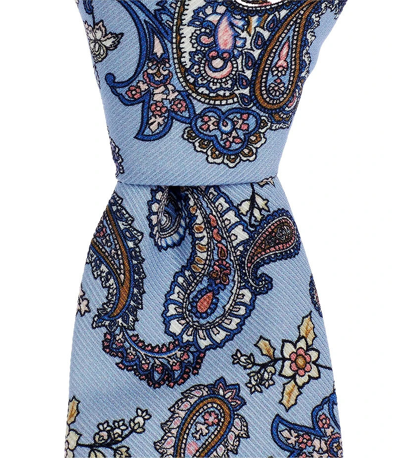 Cremieux Arlo Flower/Paisley Pattern 3 3/8#double; Woven Tie