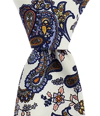 Cremieux Arlo Flower/Paisley Pattern 3 3/8#double; Woven Tie
