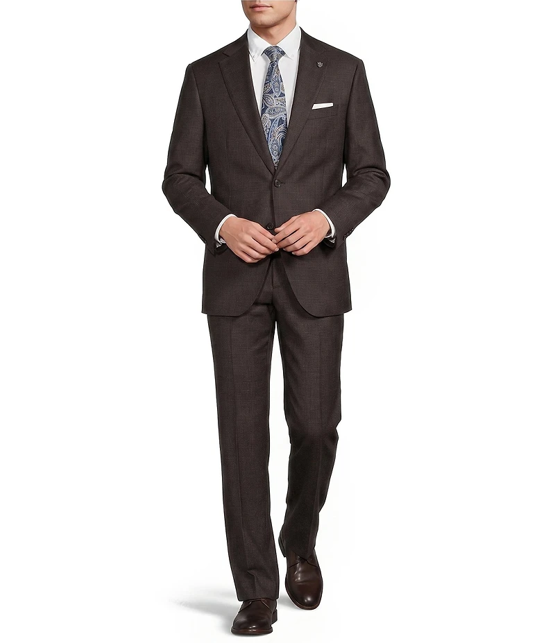 Cremieux Arthur Modern Fit Plaid Flat Front 2-Piece Suit