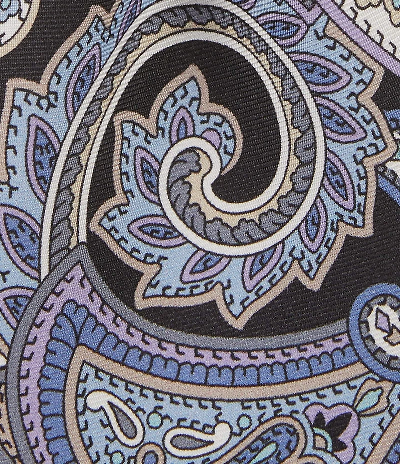Cremieux Ashby Print Paisley 3 1/8#double; Woven Silk Tie