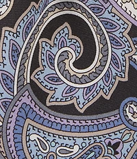 Cremieux Ashby Print Paisley 3 1/8#double; Woven Silk Tie