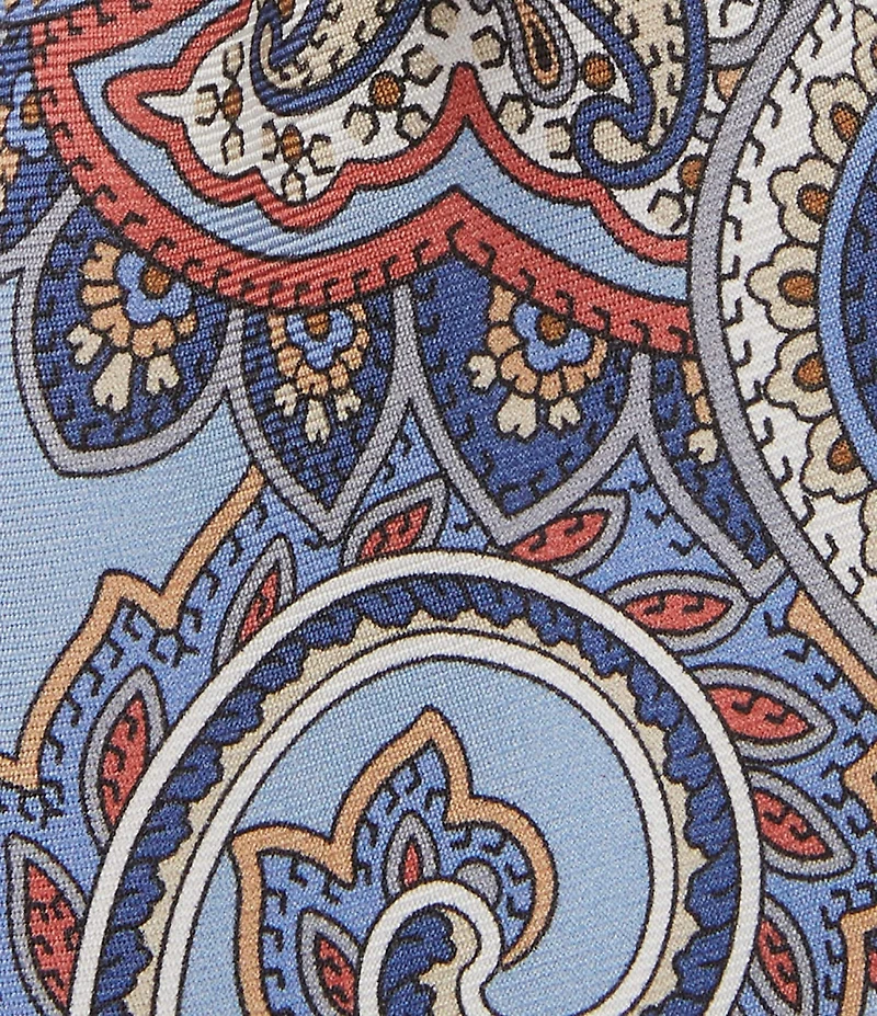Cremieux Ashby Print Paisley 3 1/8#double; Woven Silk Tie