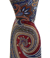 Cremieux Autry Paisley 3 3/8#double; Woven Silk Tie