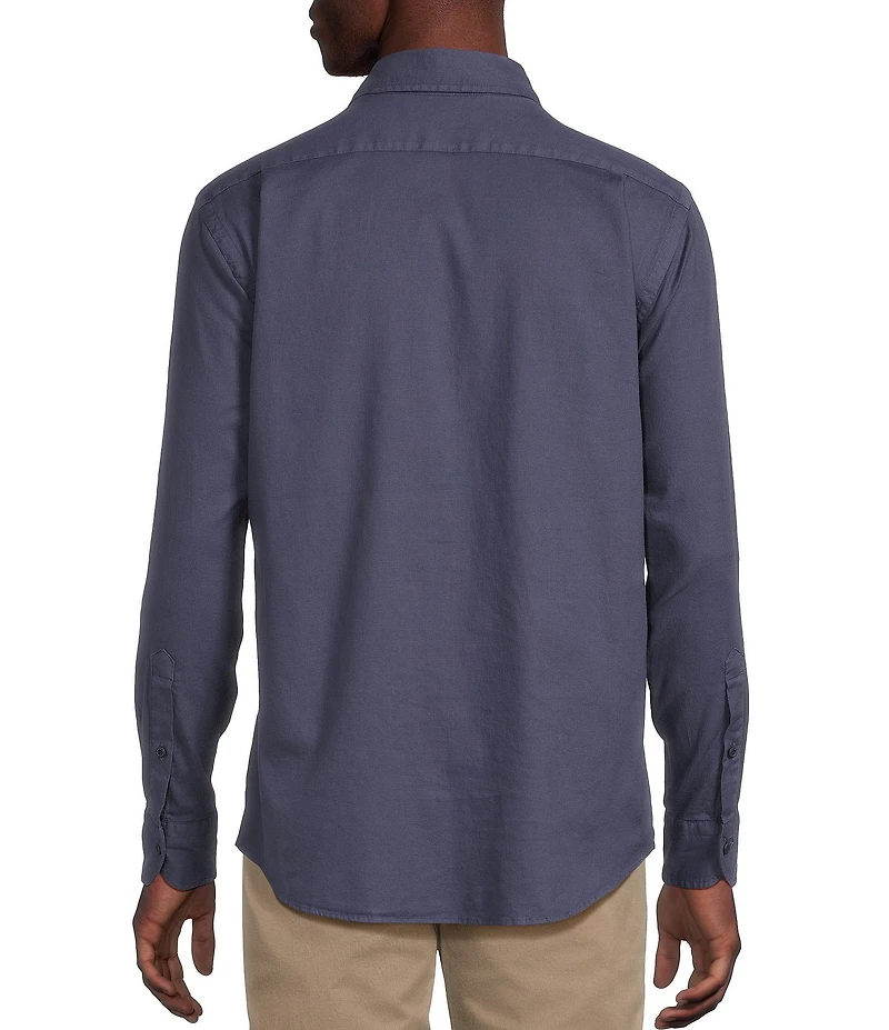 Cremieux Big & Tall Blue Label Garment Dyed Oxford Long Sleeve Woven Shirt