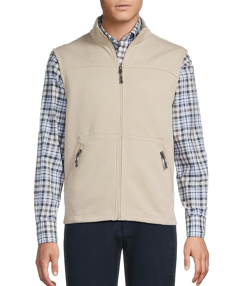 Cremieux Big & Tall Blue Label Textured Lightweight Knit Vest