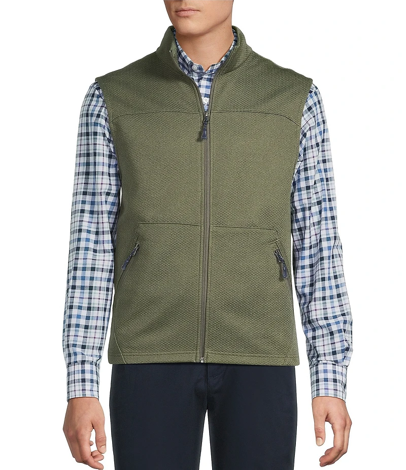 Cremieux Big & Tall Blue Label Textured Lightweight Knit Vest