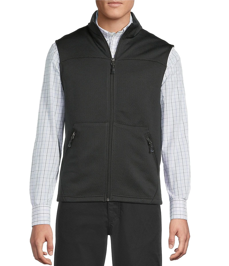 Cremieux Big & Tall Blue Label Textured Lightweight Knit Vest