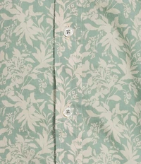 Cremieux Big & Tall Premium Denim Floral Short Sleeve Woven Shirt