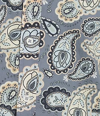 Cremieux Big & Tall Premium Denim Large Paisley Short Sleeve Woven Shirt