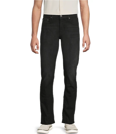 Cremieux Big & Tall Premium Denim Mid Rise Straight Fit Solid Stretch Jeans
