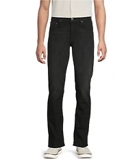 Cremieux Big & Tall Premium Denim Mid Rise Straight Fit Solid Stretch Jeans