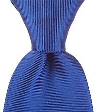 Cremieux Big & Tall Tulle Solid Traditional Woven Silk Tie