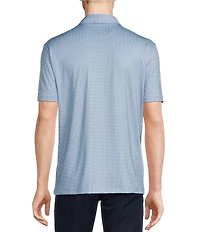 Cremieux Blue Label Big & Tall Performance Stretch Geo Print Short Sleeve Polo Shirt