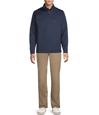 Cremieux Blue Label Big & Tall Diamond Textured Quarter-Zip Pullover
