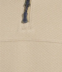 Cremieux Blue Label Big & Tall Diamond Textured Quarter-Zip Pullover