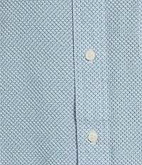 Cremieux Blue Label Big & Tall Performance Stretch Card Suits Seersucker Short Sleeve Woven Shirt