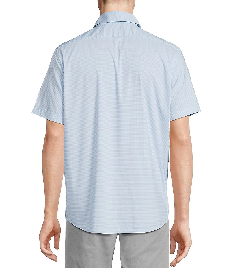 Cremieux Blue Label Big & Tall Performance Stretch Gingham Short Sleeve Woven Shirt