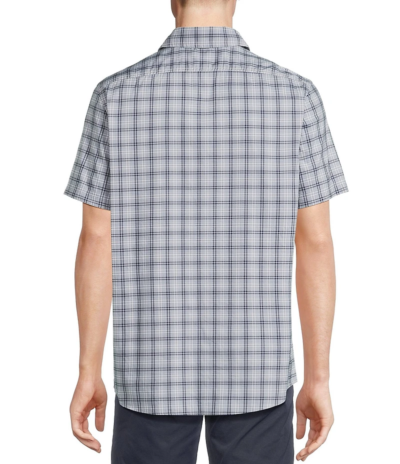 Cremieux Blue Label Big & Tall Performance Stretch Plaid Short Sleeve Woven Shirt